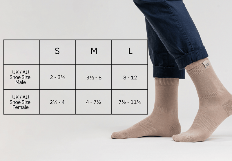 What size should I pick in the crew socks?